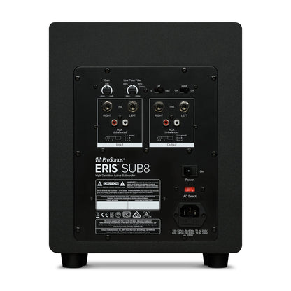 PreSonus Eris Sub 8 Front Firing 8" Studio Subwoofer Home Audio / Speakers / Subwoofers