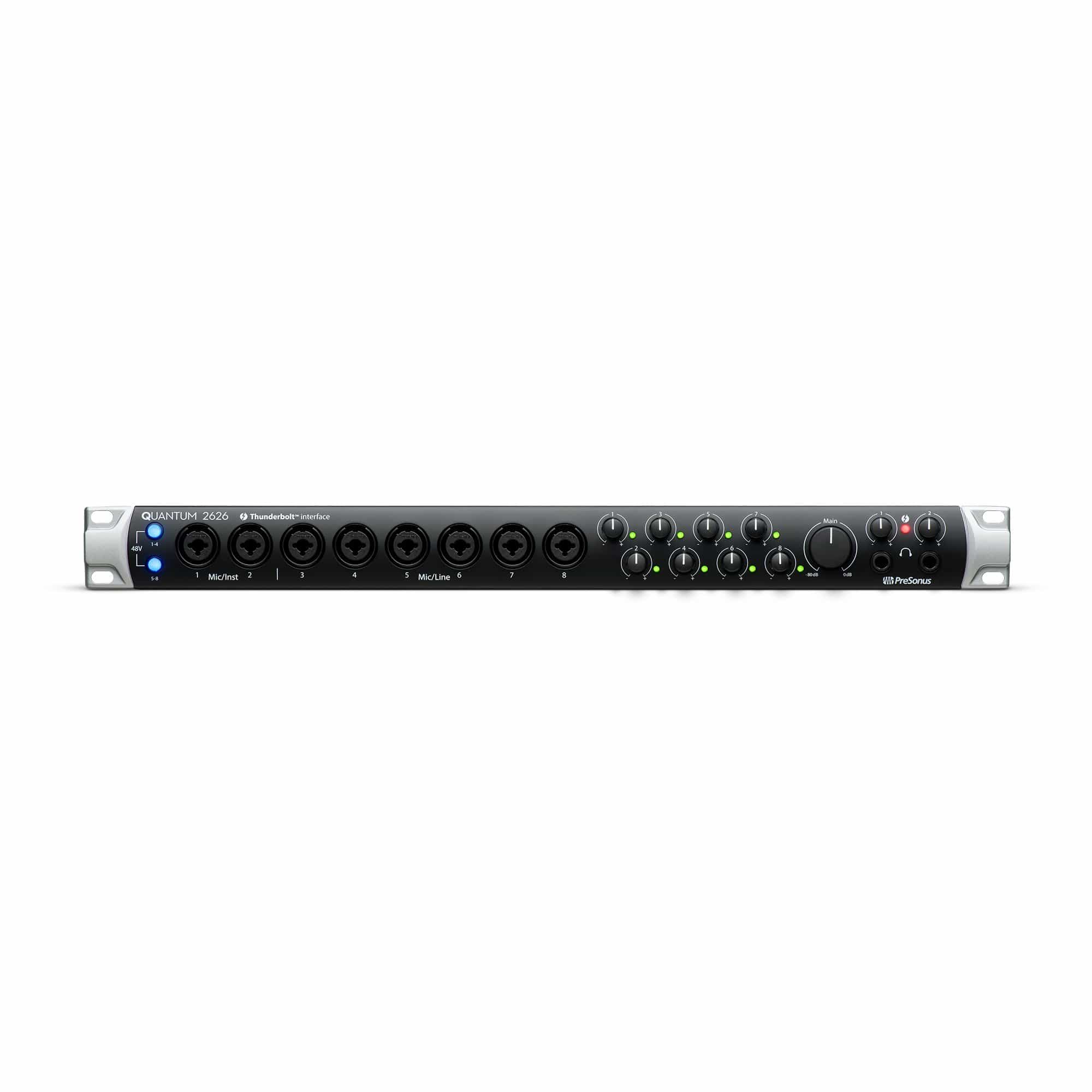PreSonus Quantum 2626 26x26 Thunderbolt 3 Audio/MIDI Interface w/ Studio One Artist Pro Audio / Interfaces