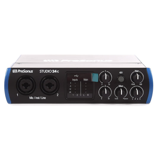 PreSonus Studio 24c 2x2 USB Type-C Audio/MIDI Interface Pro Audio / Interfaces