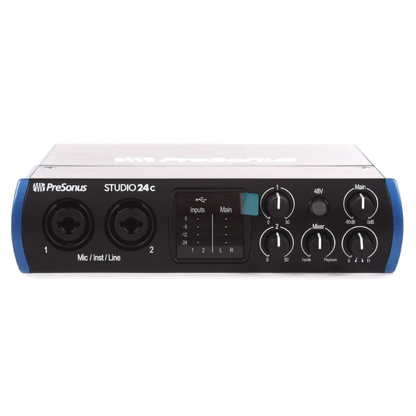 PreSonus Studio 24c 2x2 USB Type-C Audio/MIDI Interface – Chicago
