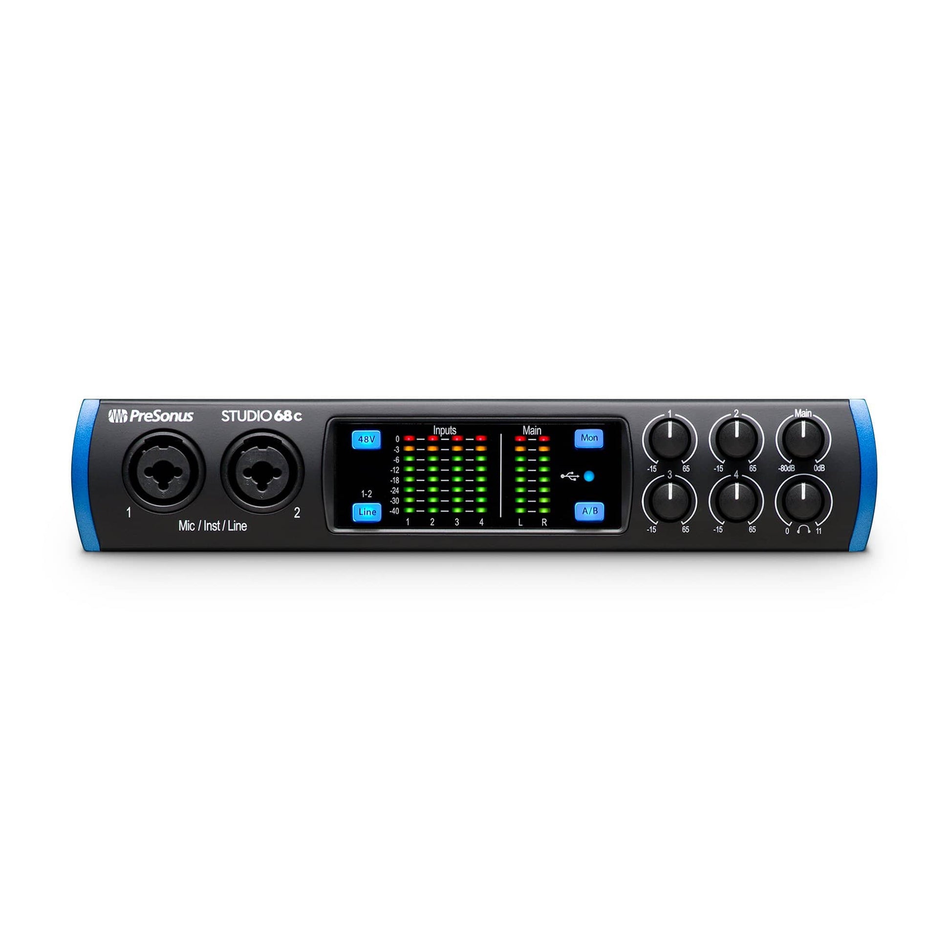 PreSonus Studio 68c 6x6 USB Type-C Audio/MIDI Interface w/ Studio One Artist Pro Audio / Interfaces