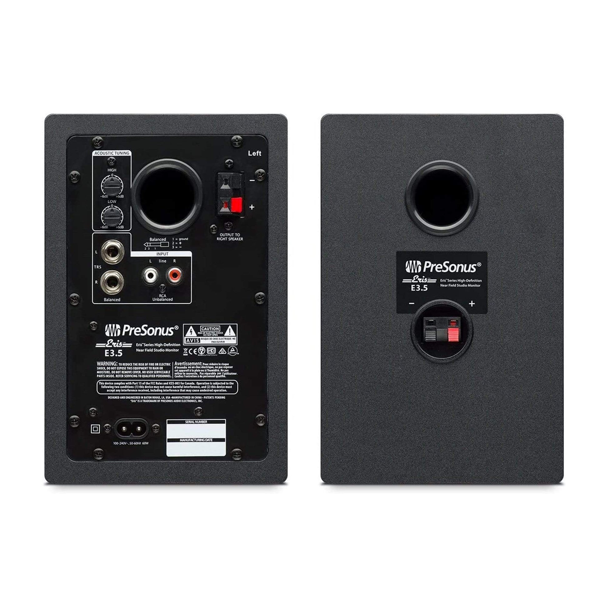 PreSonus Eris E3.5 2-Way Near Field Studio Monitor Pair Pro Audio / Speakers / Studio Monitors