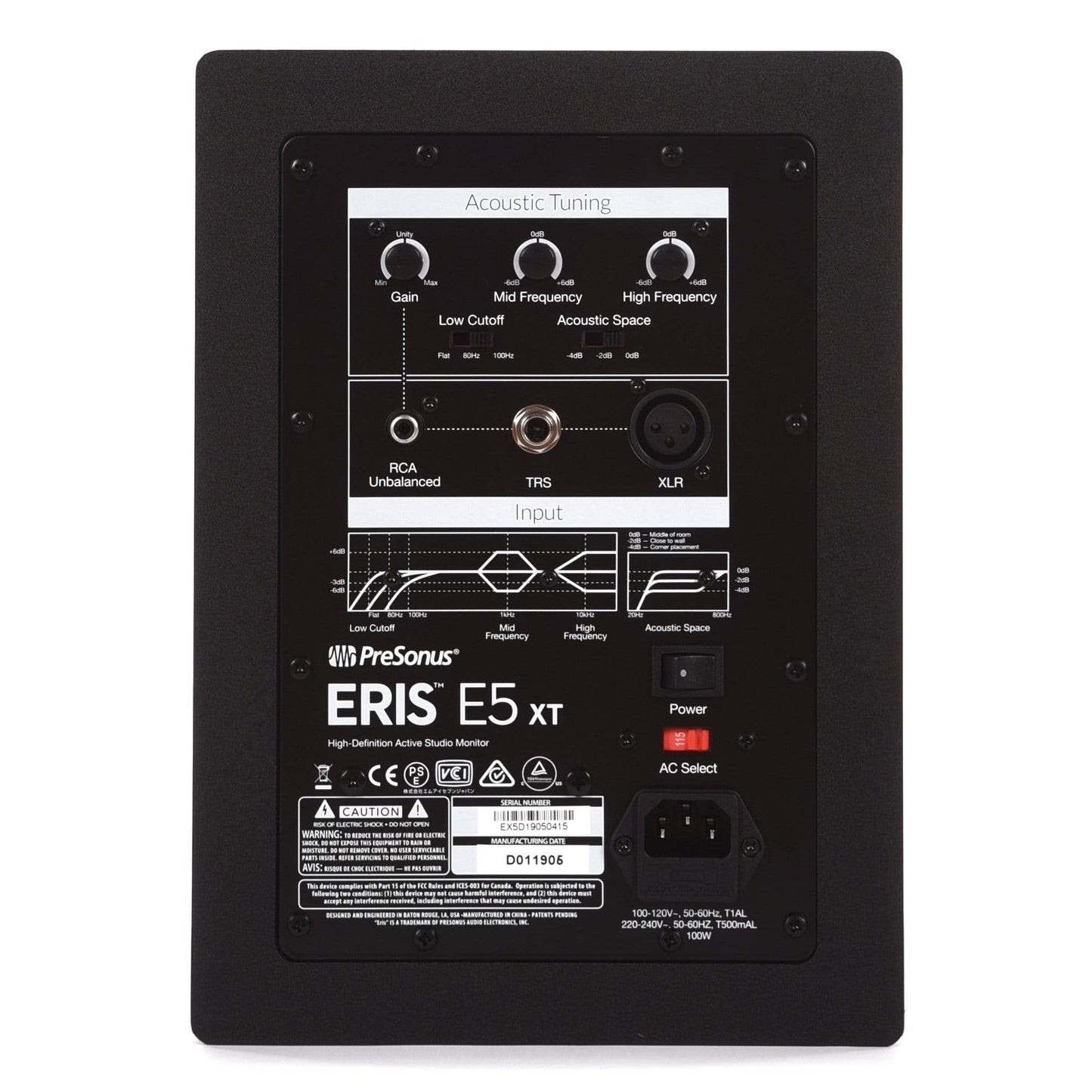 PreSonus Eris E5 XT 5" Active Studio Monitor (Single) Pro Audio / Speakers / Studio Monitors
