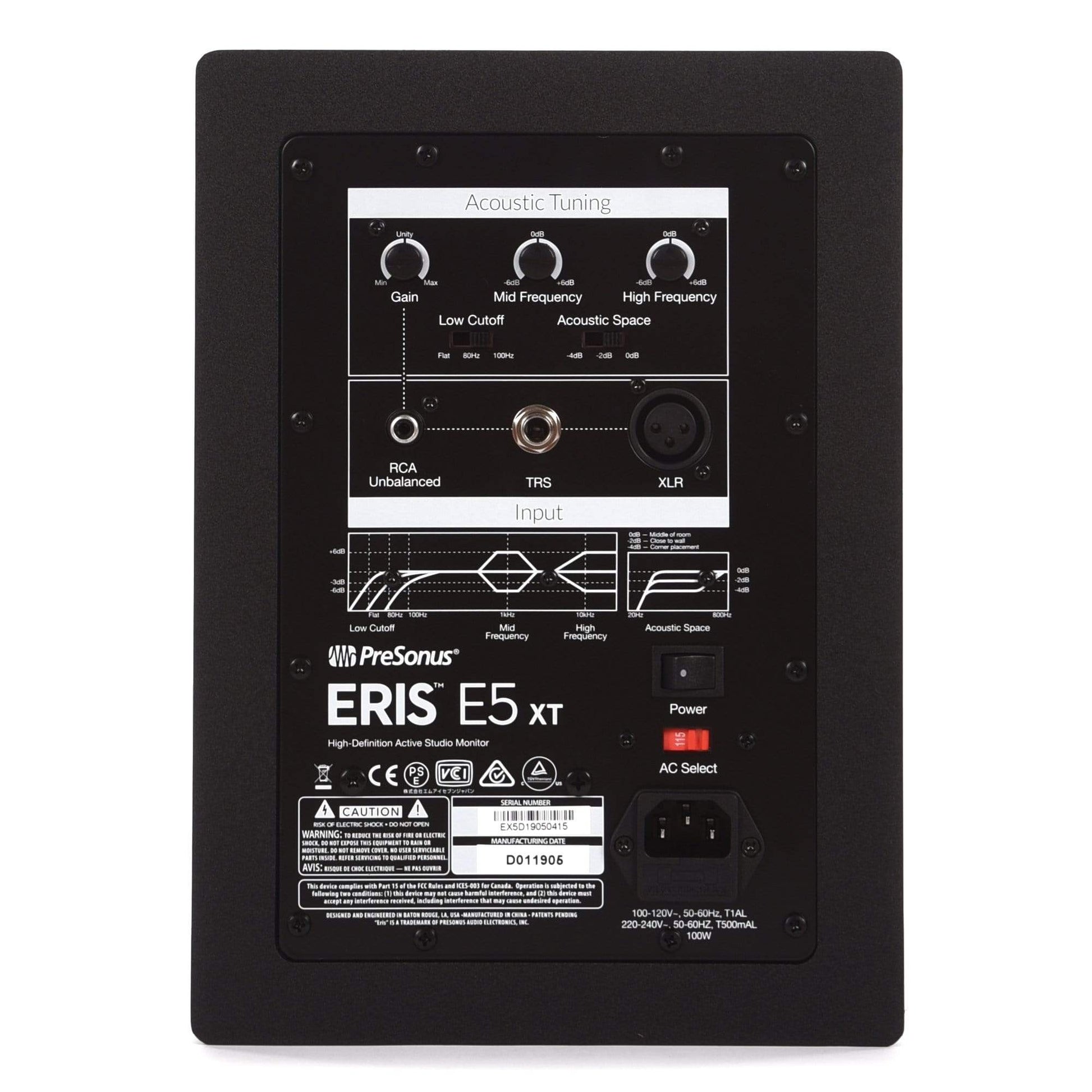 PreSonus Eris E5 XT 5" Active Studio Monitor (Single) Pro Audio / Speakers / Studio Monitors