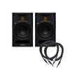 PreSonus R65 V2 Powered Studio Reference Monitor Pair and (2) TRS Cable Bundle Pro Audio / Speakers / Studio Monitors