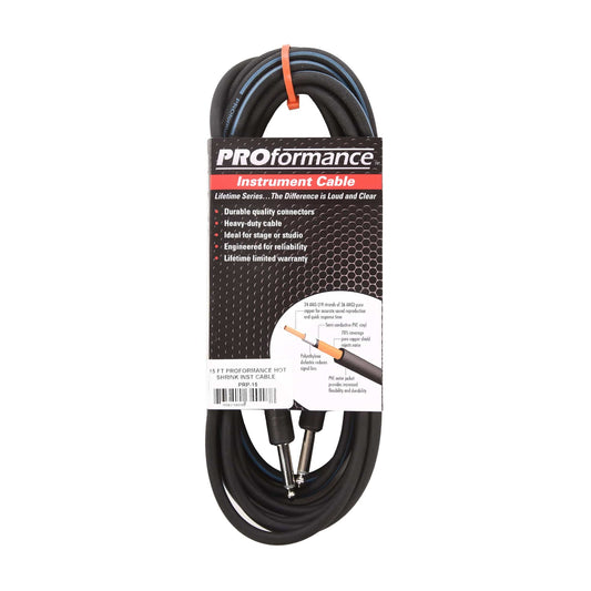 PROformance Instrument Cable 15' Straight-Straight Accessories / Cables