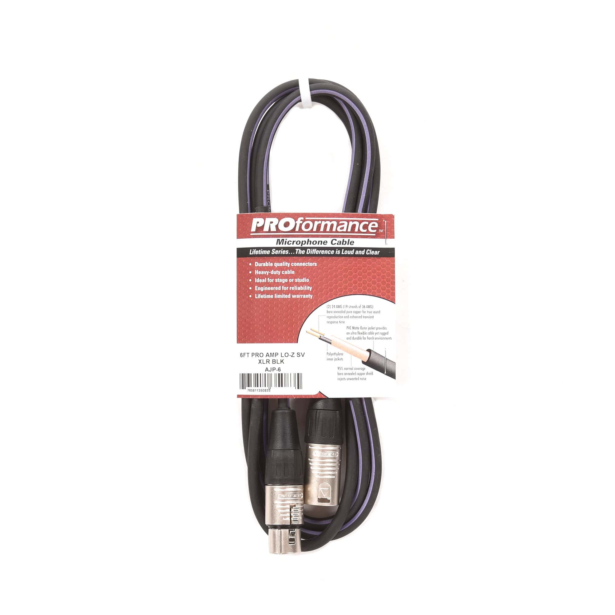 PROformance Microphone Cable 6ft – Chicago Music Exchange