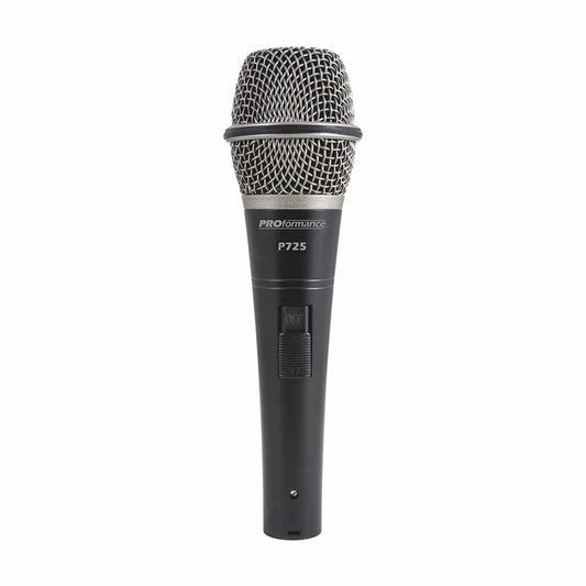 PROformance P725 Handheld Dynamic Microphone w/ Silent Locking Switch Pro Audio / Microphones