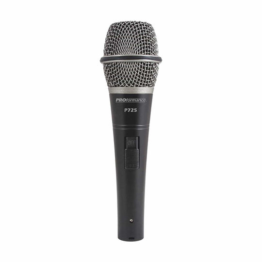 PROformance P725 Handheld Dynamic Microphone w/ Silent Locking Switch Pro Audio / Microphones