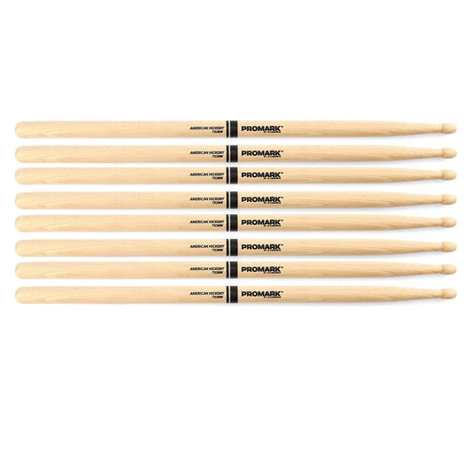 Promark American Hickory 2B Wood Tip Drum Sticks (4 Pair) Drums and Percussion / Parts and Accessories / Drum Sticks and Mallets