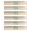 Promark American Hickory 5B Natural Wood Tip Drum Sticks (12 Pair Bundle) Drums and Percussion / Parts and Accessories / Drum Sticks and Mallets