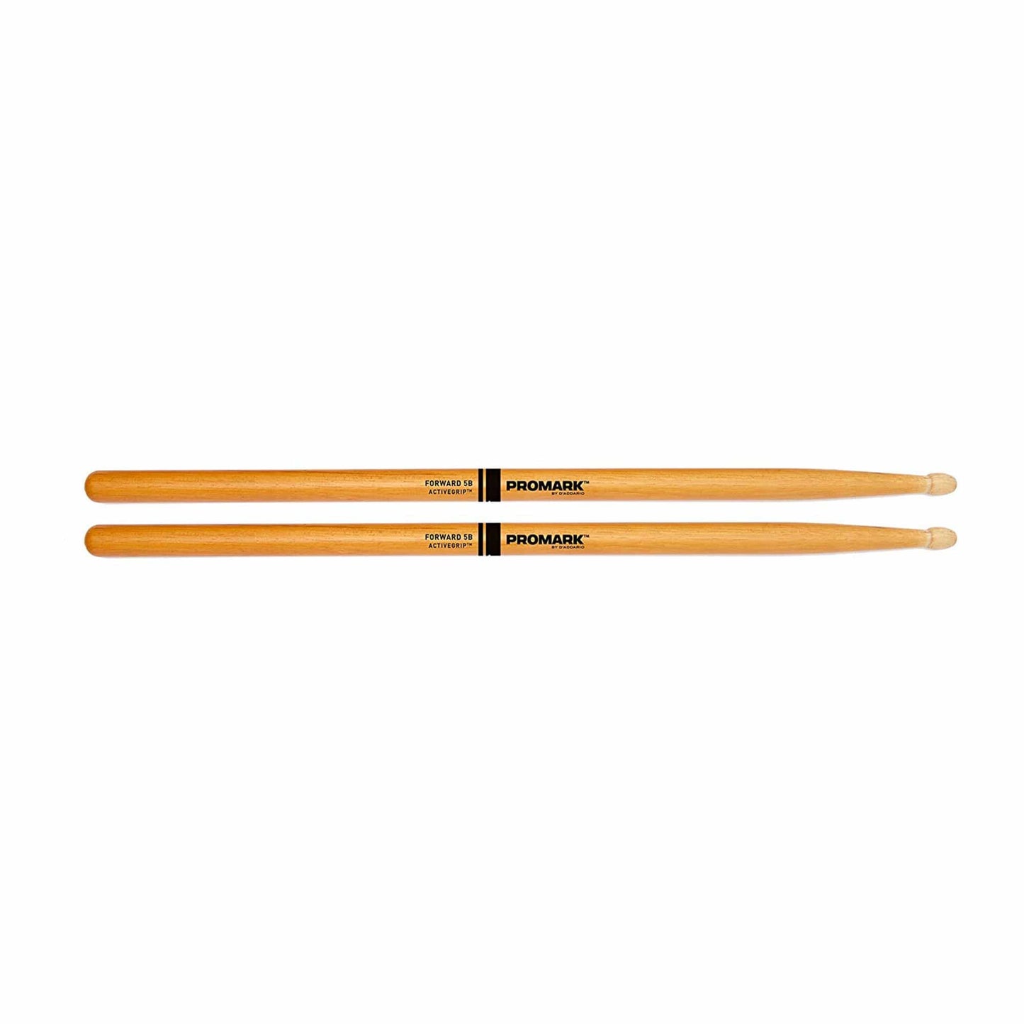 Promark Forward 5B ActiveGrip Clear Wood Tip Drum Sticks Drums and Percussion / Parts and Accessories / Drum Sticks and Mallets