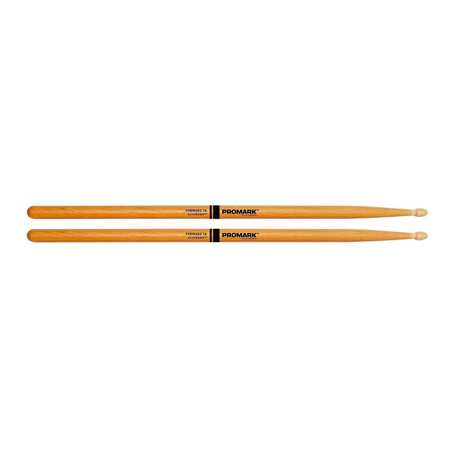 Promark Forward 7A ActiveGrip Clear Wood Tip Drum Sticks Drums and Percussion / Parts and Accessories / Drum Sticks and Mallets