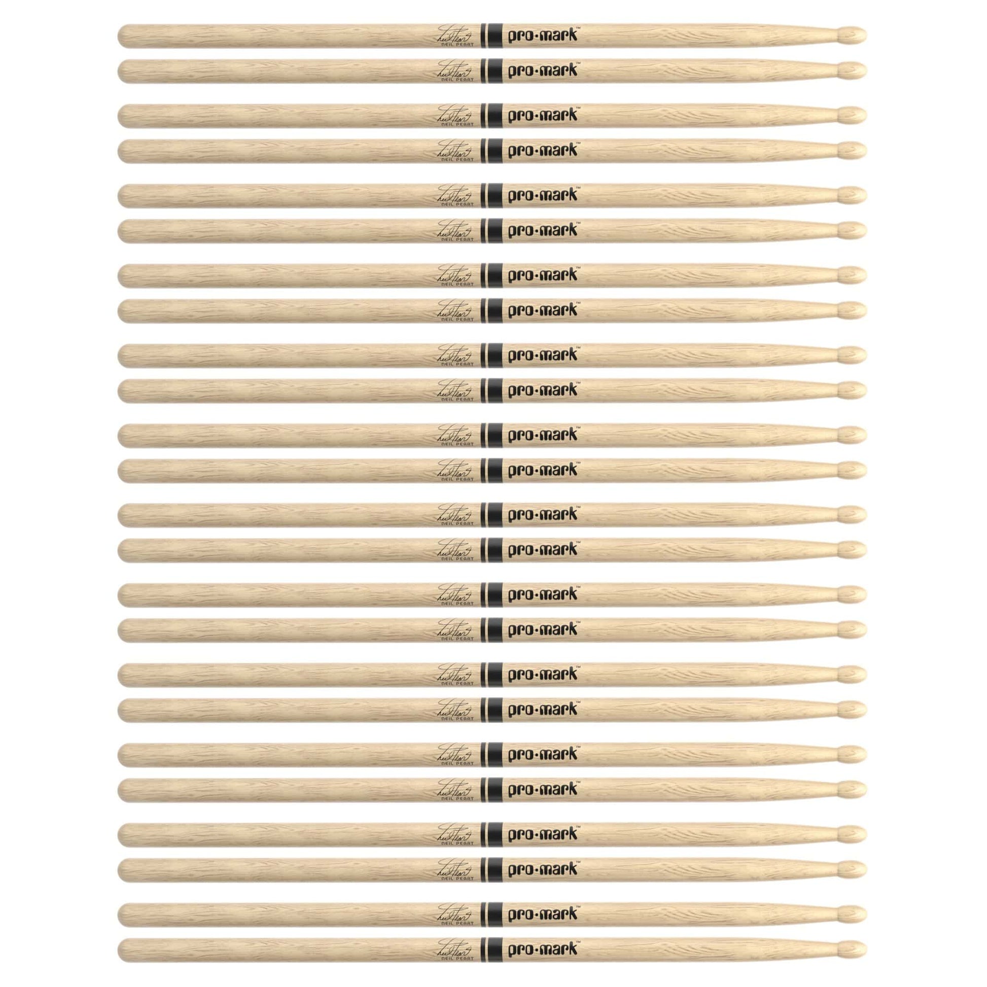Promark Japanese White Oak 747 Neil Peart Wood Tip Drum Sticks (12 Pair Bundle) Drums and Percussion / Parts and Accessories / Drum Sticks and Mallets