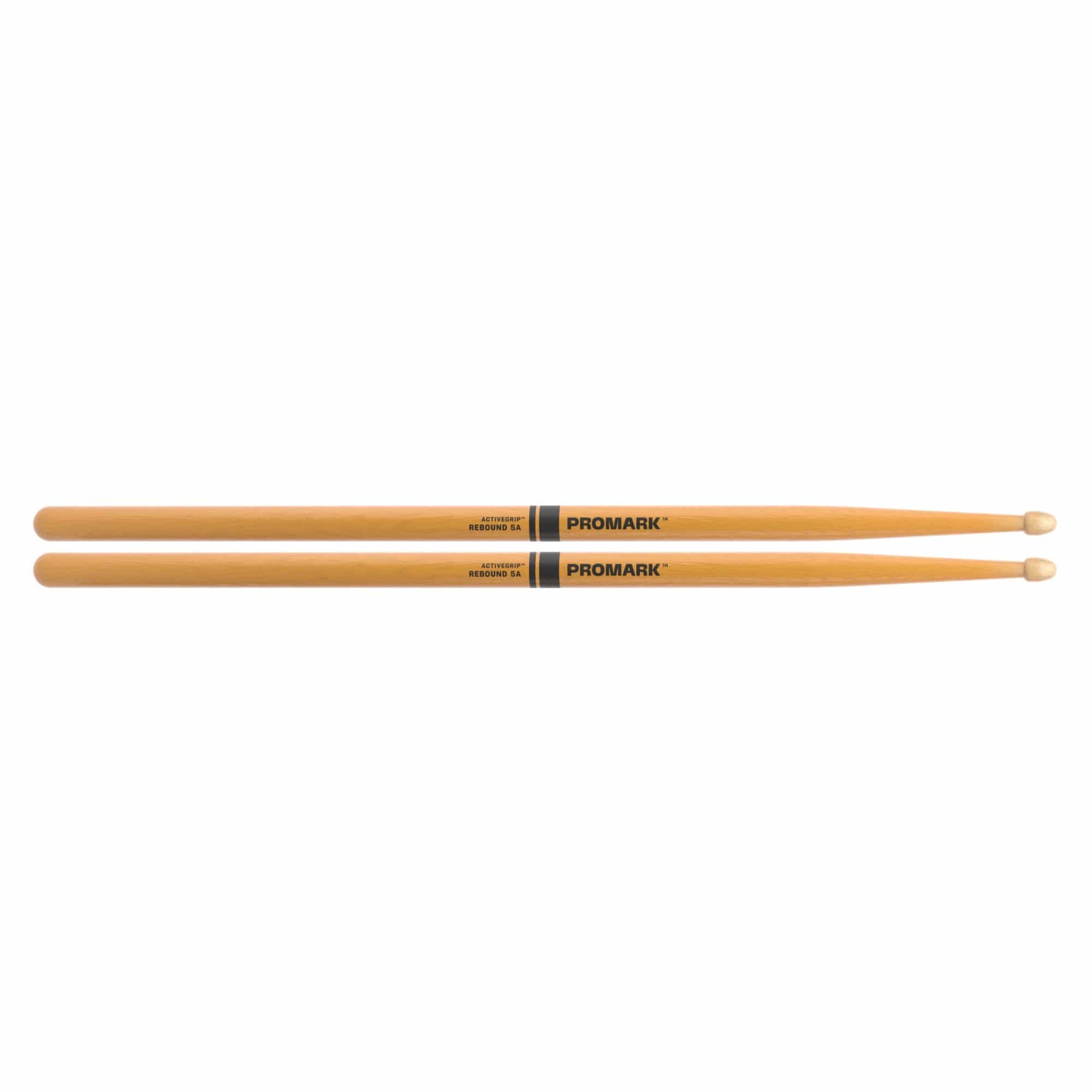Promark Rebound 5A ActiveGrip Clear Wood Tip Drum Sticks Drums and Percussion / Parts and Accessories / Drum Sticks and Mallets