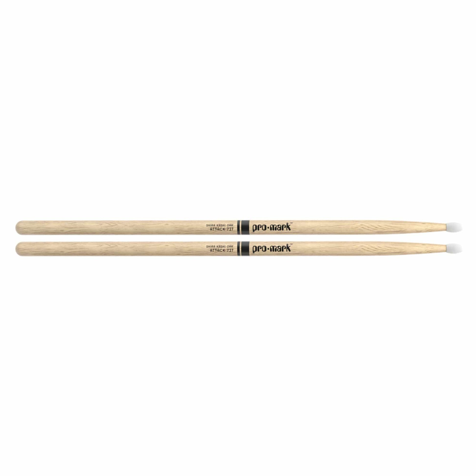 Promark Shira Kashi Oak 727 Wood Tip Drum Sticks Drums and Percussion / Parts and Accessories / Drum Sticks and Mallets
