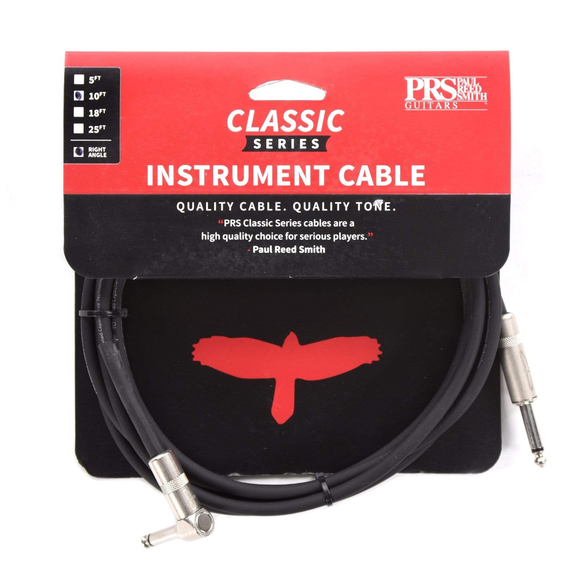 PRS 10' Classic Instrument Cable Straight/Angle Accessories / Cables