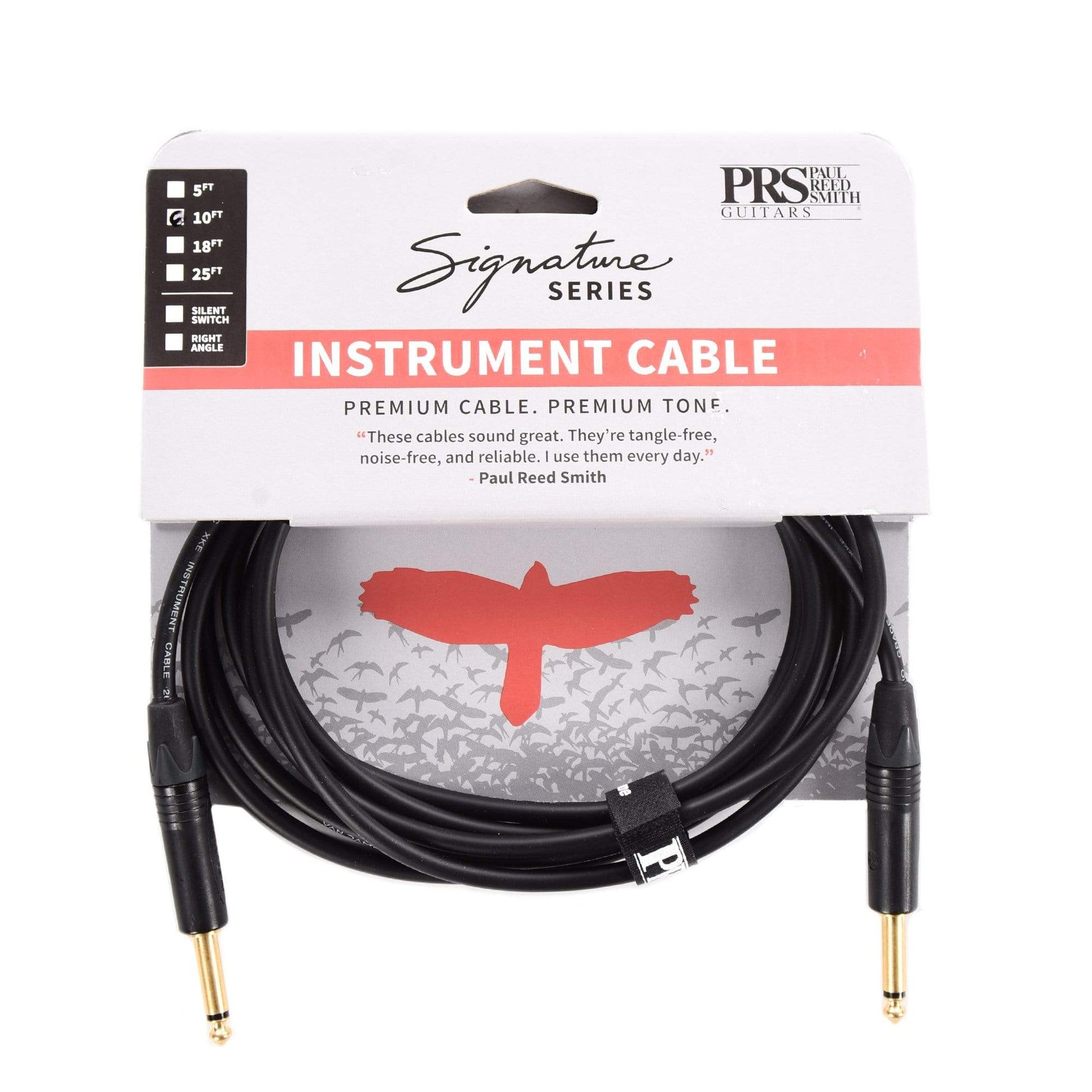 PRS 10' Signature Instrument Cable Straight/Straight Accessories / Cables
