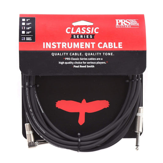 PRS 18' Classic Instrument Cable Straight/Angle Accessories / Cables