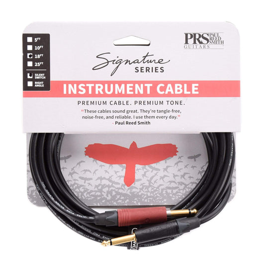 PRS 18' Signature Instrument Cable Straight/Straight Silent Accessories / Cables