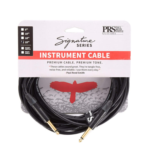 PRS 25' Signature Instrument Cable Straight/Straight Accessories / Cables