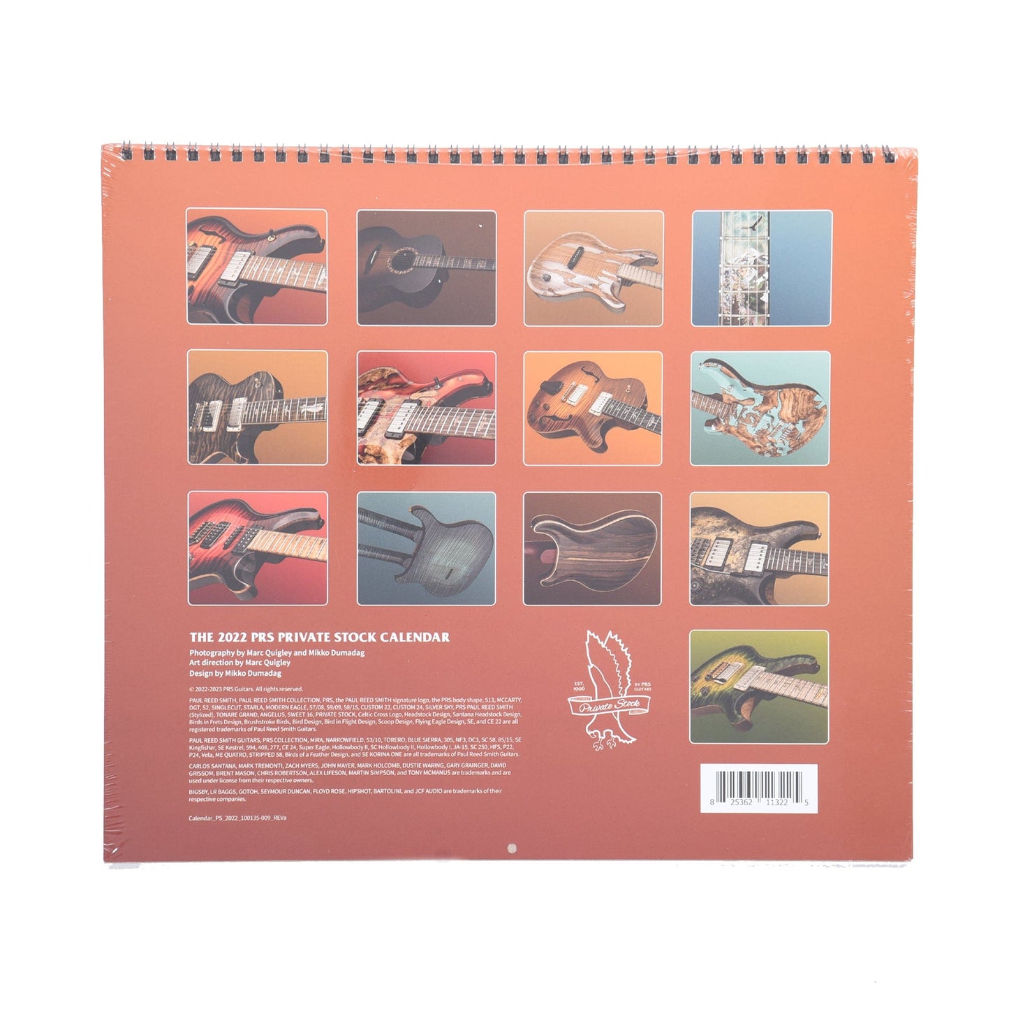 PRS 2022 Private Stock Calendar Accessories / Merchandise