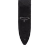 PRS 2.5" Premium Leather Guitar Strap Embroidered Birds Black Accessories / Straps