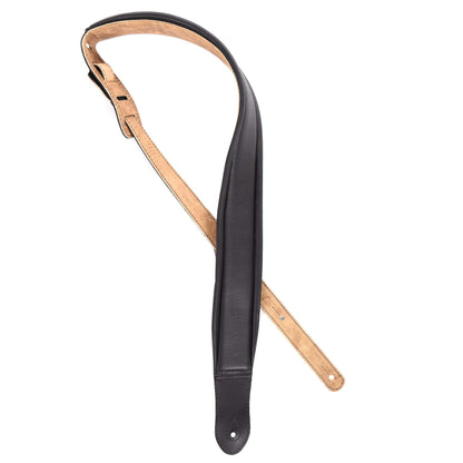 PRS Padded Leather Signature Strap Sandstone/Black Accessories / Straps