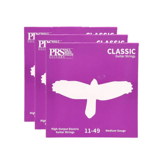 PRS Classic Electric Guitar Strings Medium 11-49 3 Pack Bundle Accessories / Strings / Guitar Strings