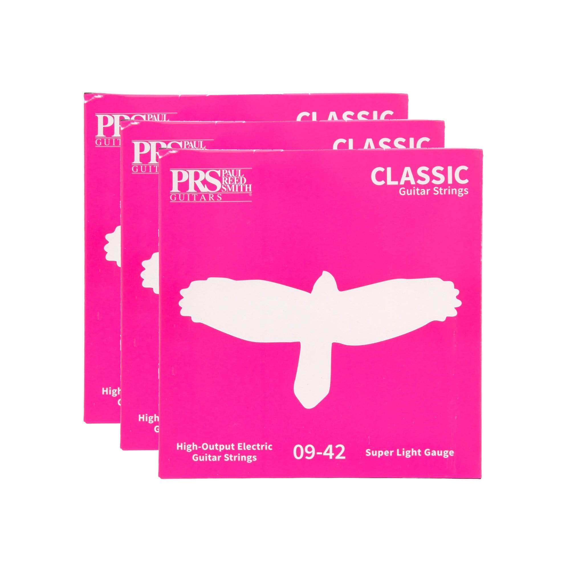 PRS Classic Electric Guitar Strings Ultra Light 9-42 3 Pack Bundle Accessories / Strings / Guitar Strings