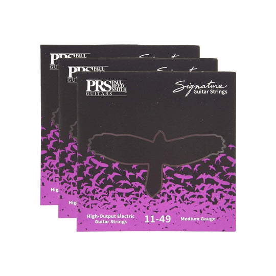 PRS Signature Electric Guitar Strings Medium 11-49 3 Pack Bundle Accessories / Strings / Guitar Strings