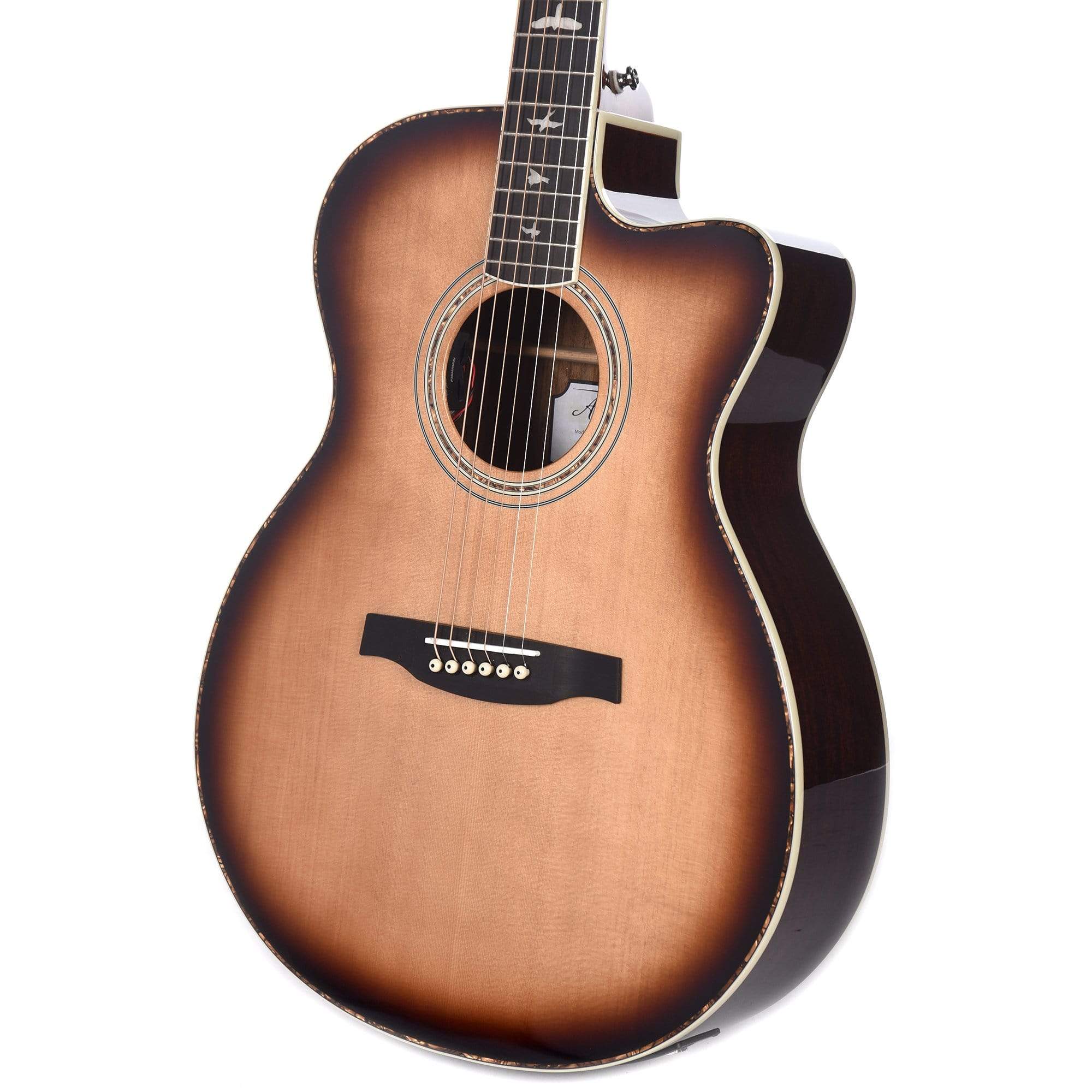PRS SE A40E Angelus Sitka/Ovangkol Tobacco Burst w/Fishman GT1 Acoustic Guitars / Built-in Electronics