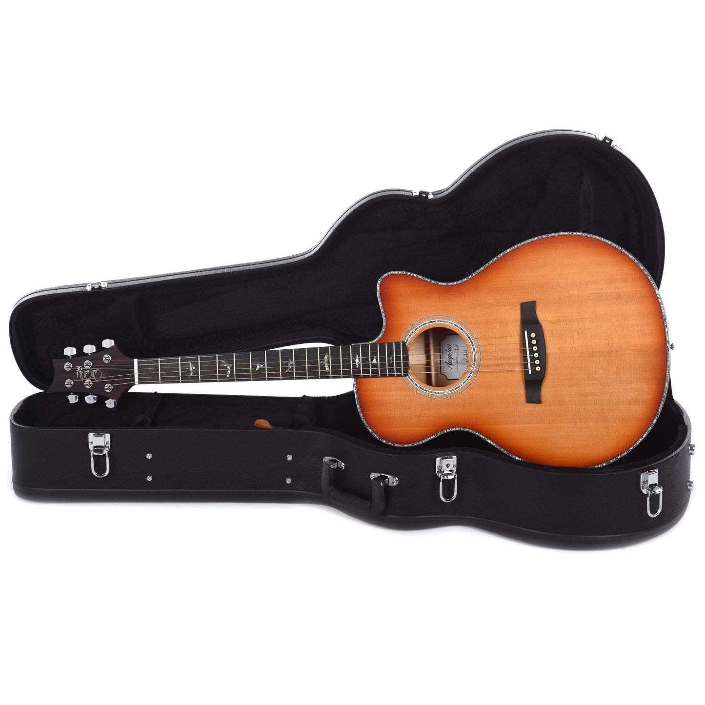 PRS SE A50E Angelus Sitka/Figured Maple Vintage Sunburst w/Fishman GT1 Acoustic Guitars / Built-in Electronics