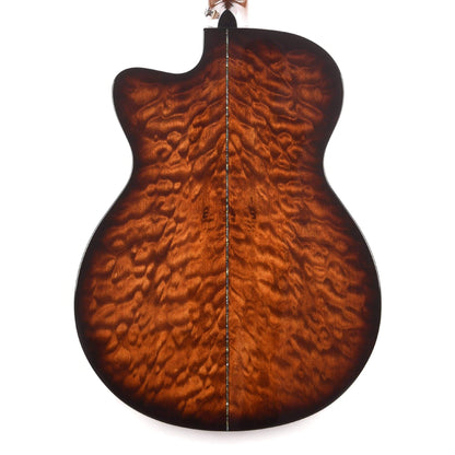 PRS SE A55E Angelus Sitka/Quilted Maple Black Gold w/Natural Top & Fishman GT1 Acoustic Guitars / Built-in Electronics