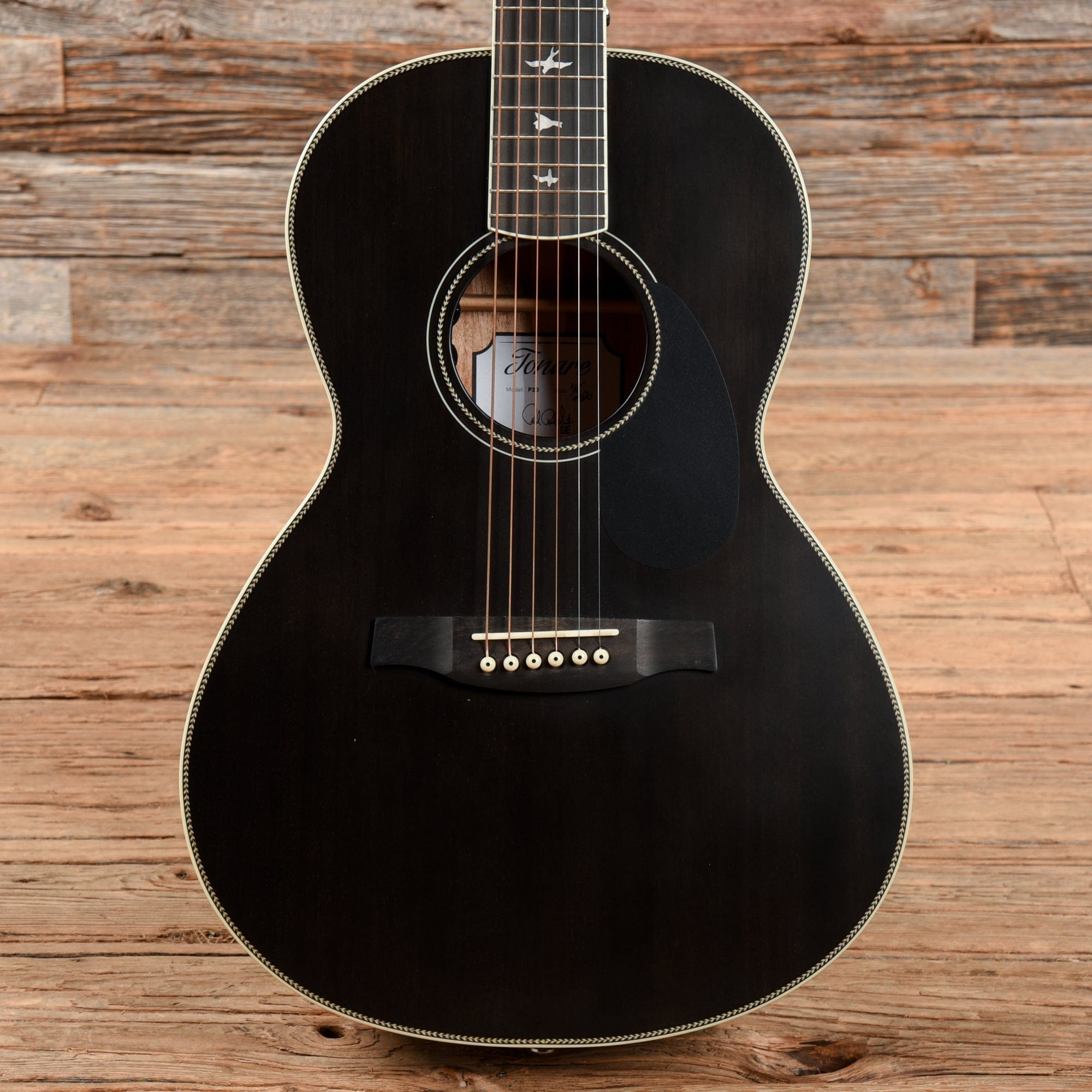 PRS SE P20E Black 2020 Acoustic Guitars / Concert