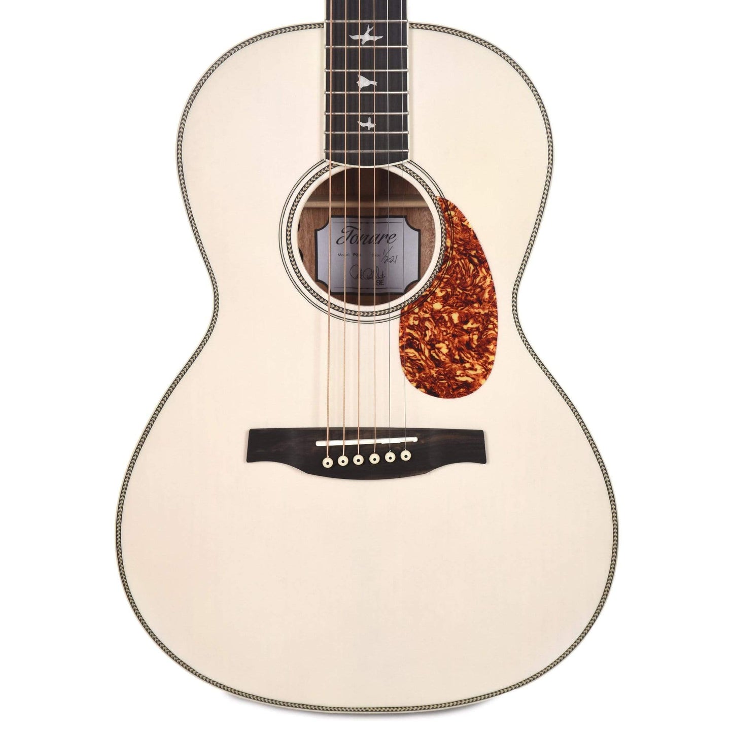 PRS Limited Edition SE P20E Parlor Antique White w/Fishman GT1 Acoustic Guitars / Parlor