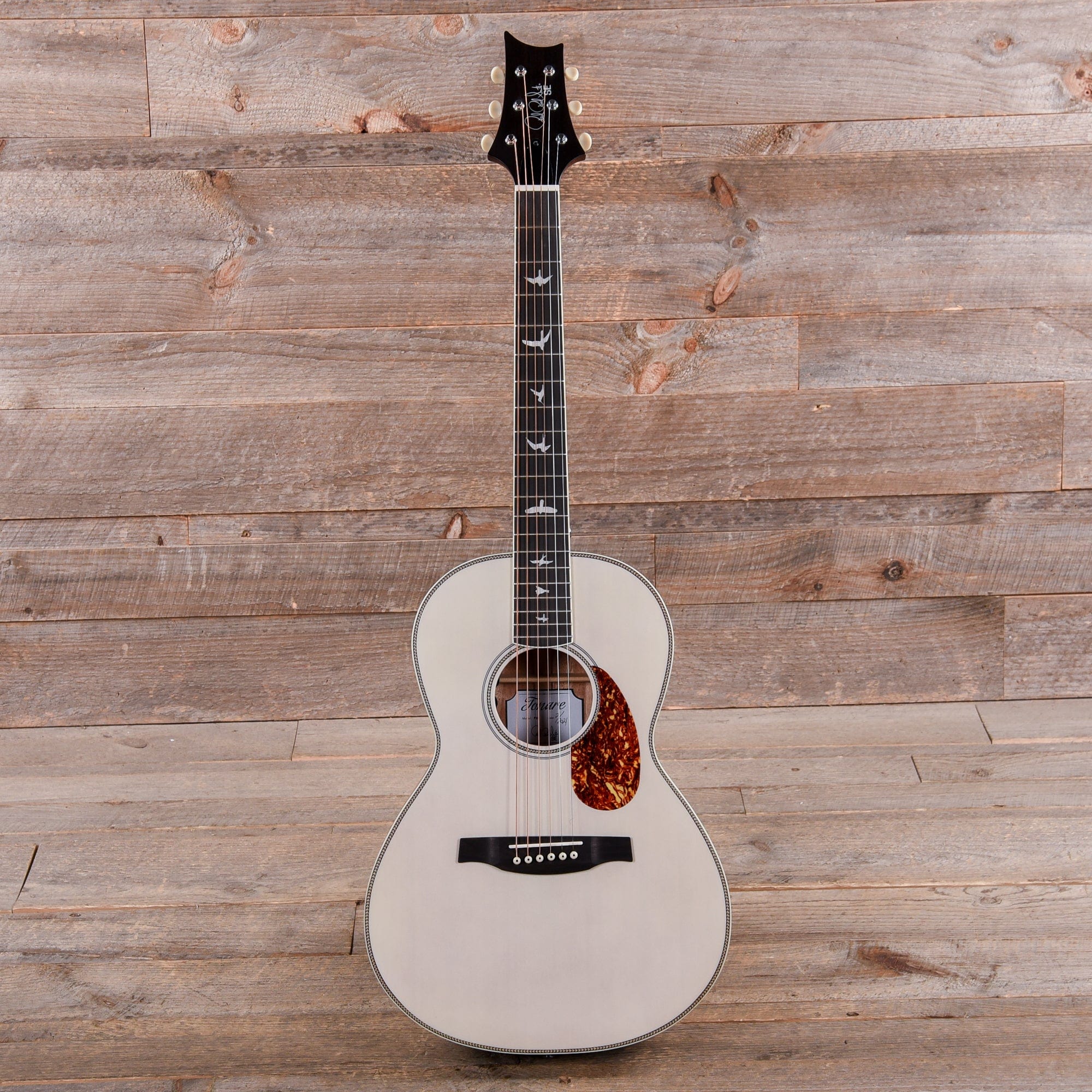 PRS Limited Edition SE P20E Parlor Antique White w/Fishman GT1 Acoustic Guitars / Parlor