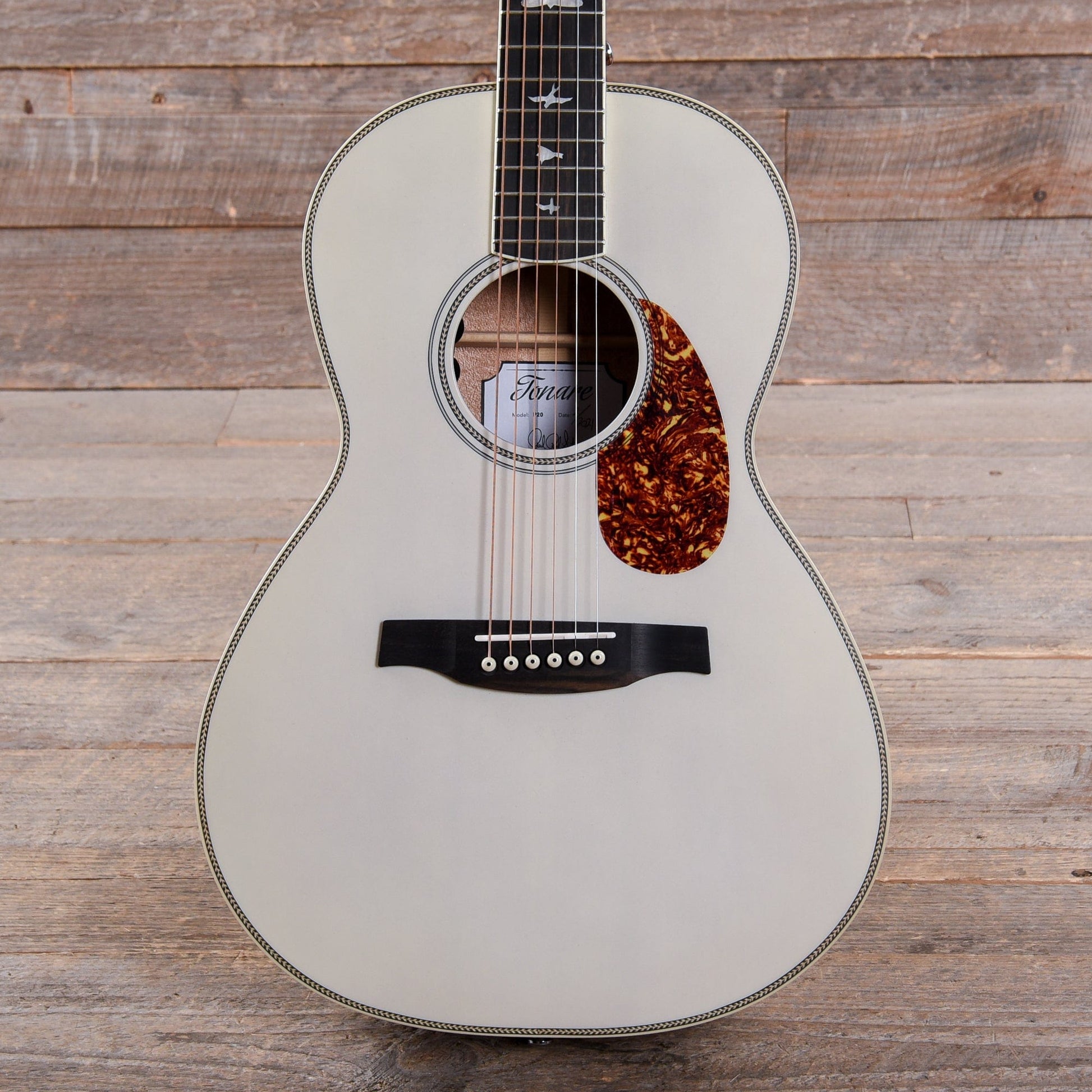 PRS Limited Edition SE P20E Parlor Antique White w/Fishman GT1 Acoustic Guitars / Parlor