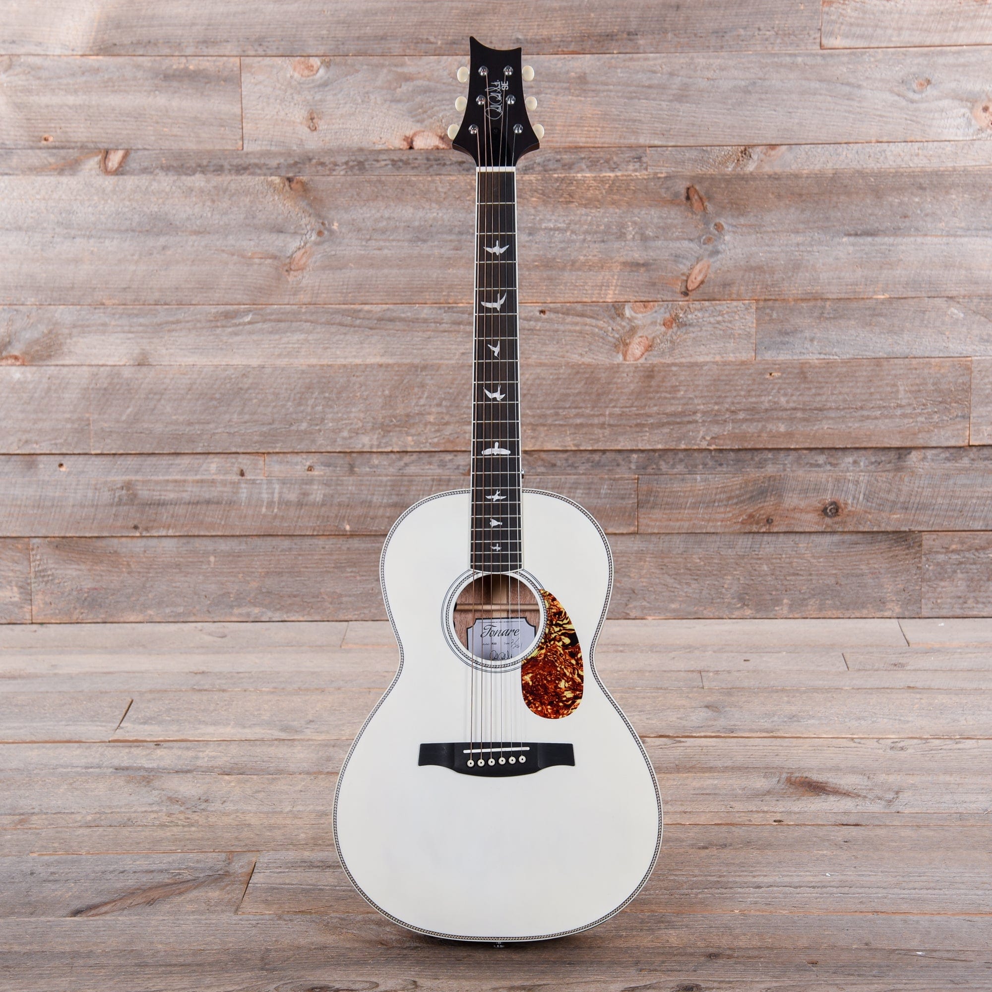 PRS Limited Edition SE P20E Parlor Antique White w/Fishman GT1 Acoustic Guitars / Parlor