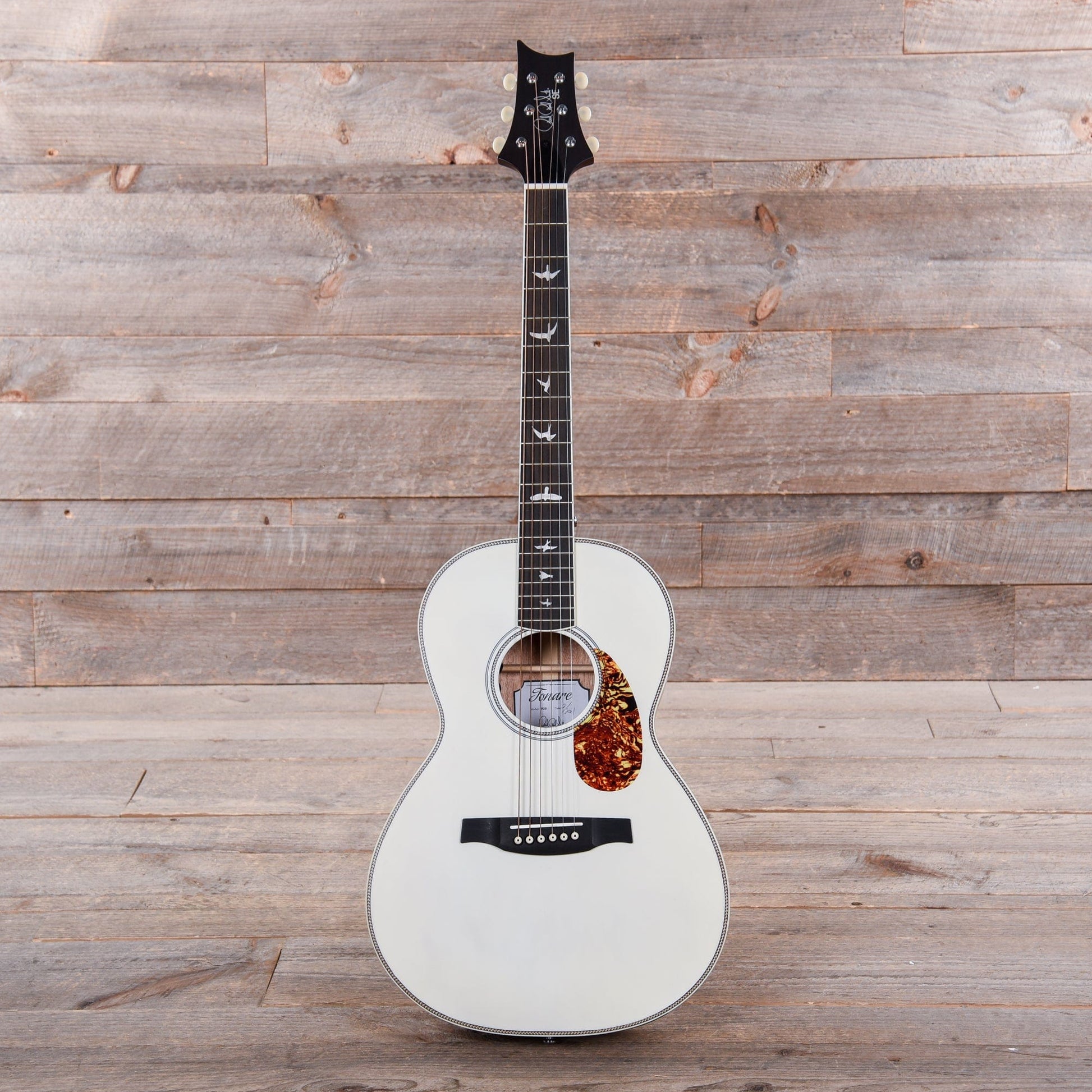 PRS Limited Edition SE P20E Parlor Antique White w/Fishman GT1 Acoustic Guitars / Parlor