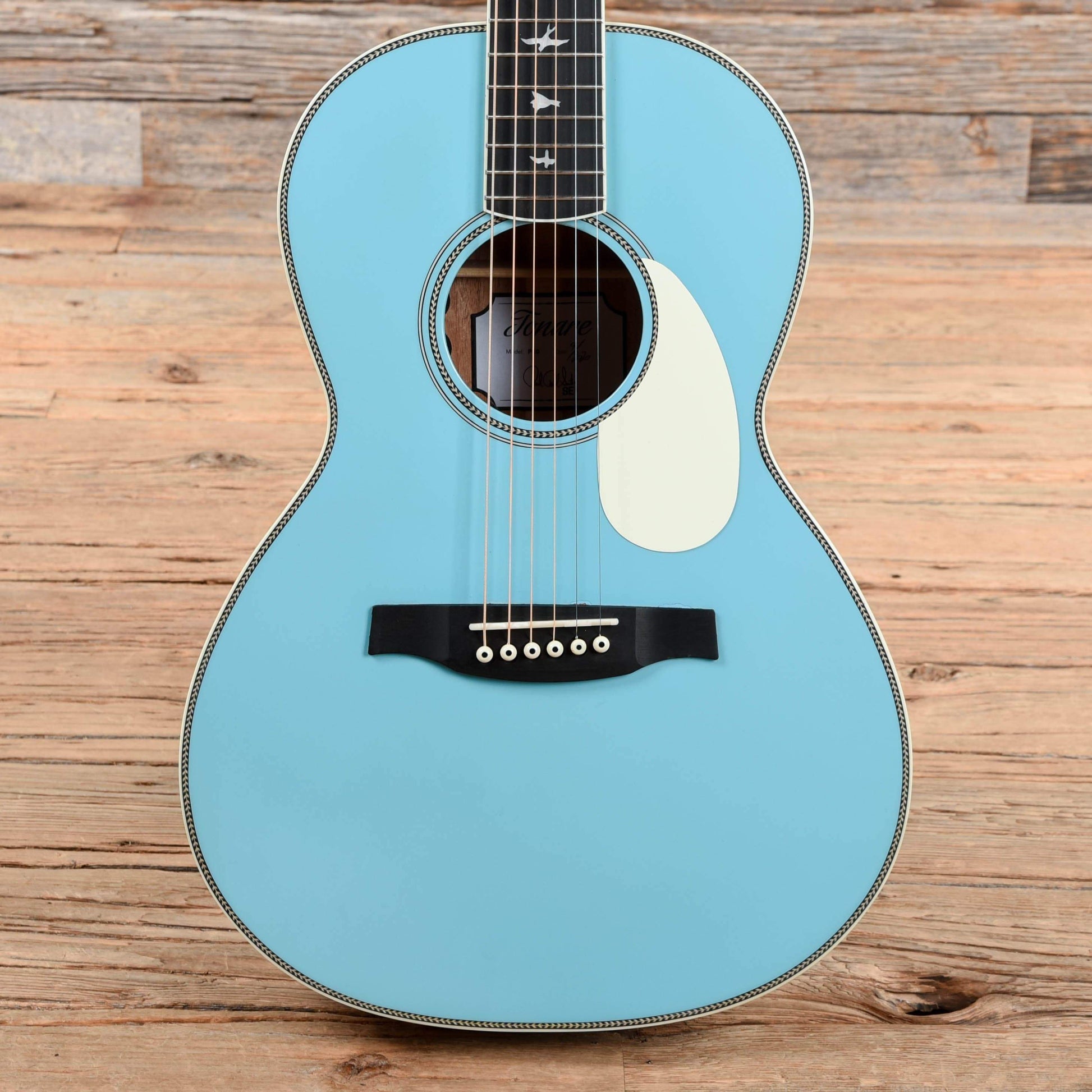 PRS Limited Edition SE P20E Parlor Powder Blue w/Fishman GT1 Acoustic Guitars / Parlor