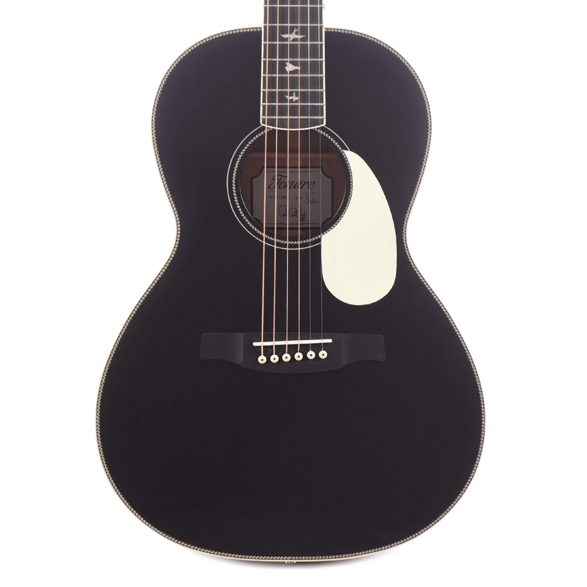 PRS SE P20E Tonare Parlor Satin Black Top w/Fishman SoniTone Acoustic Guitars / Parlor