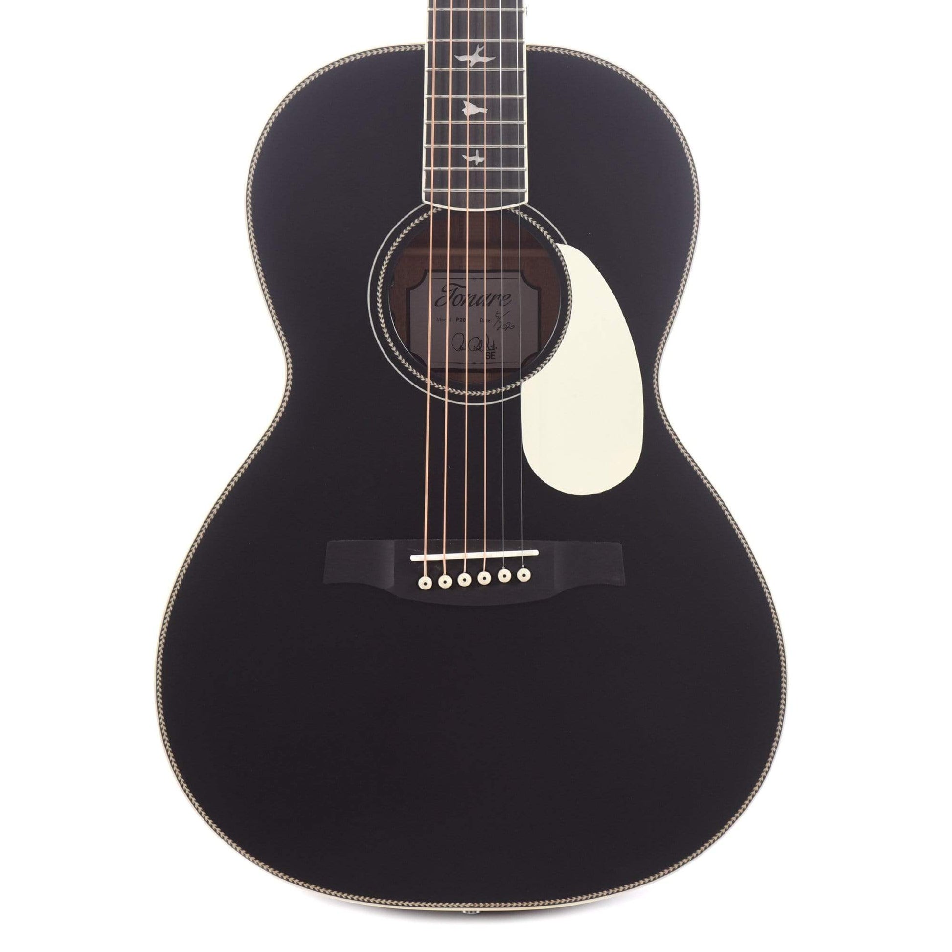 PRS SE P20E Tonare Parlor Satin Black Top w/Fishman SoniTone Acoustic Guitars / Parlor