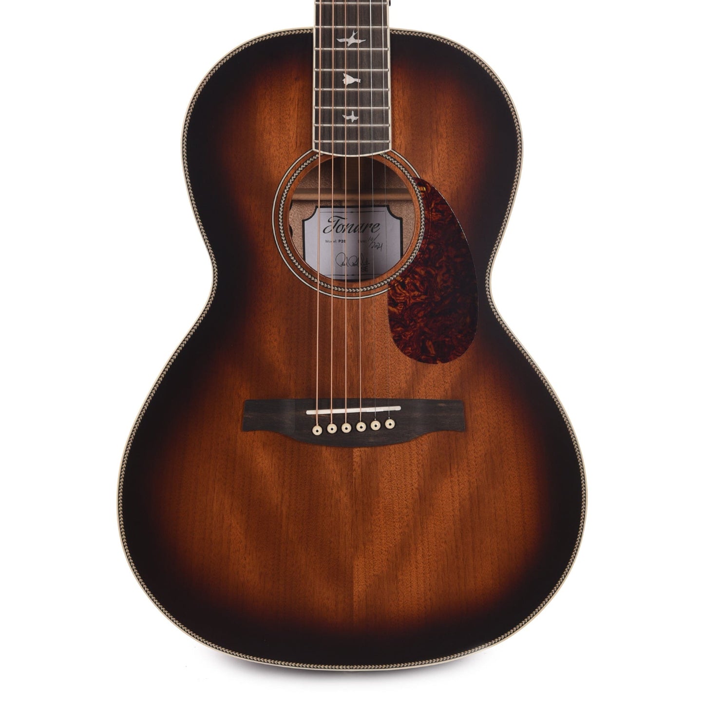 PRS SE P20E Tonare Parlor Tobacco Sunburst Acoustic Guitars / Parlor