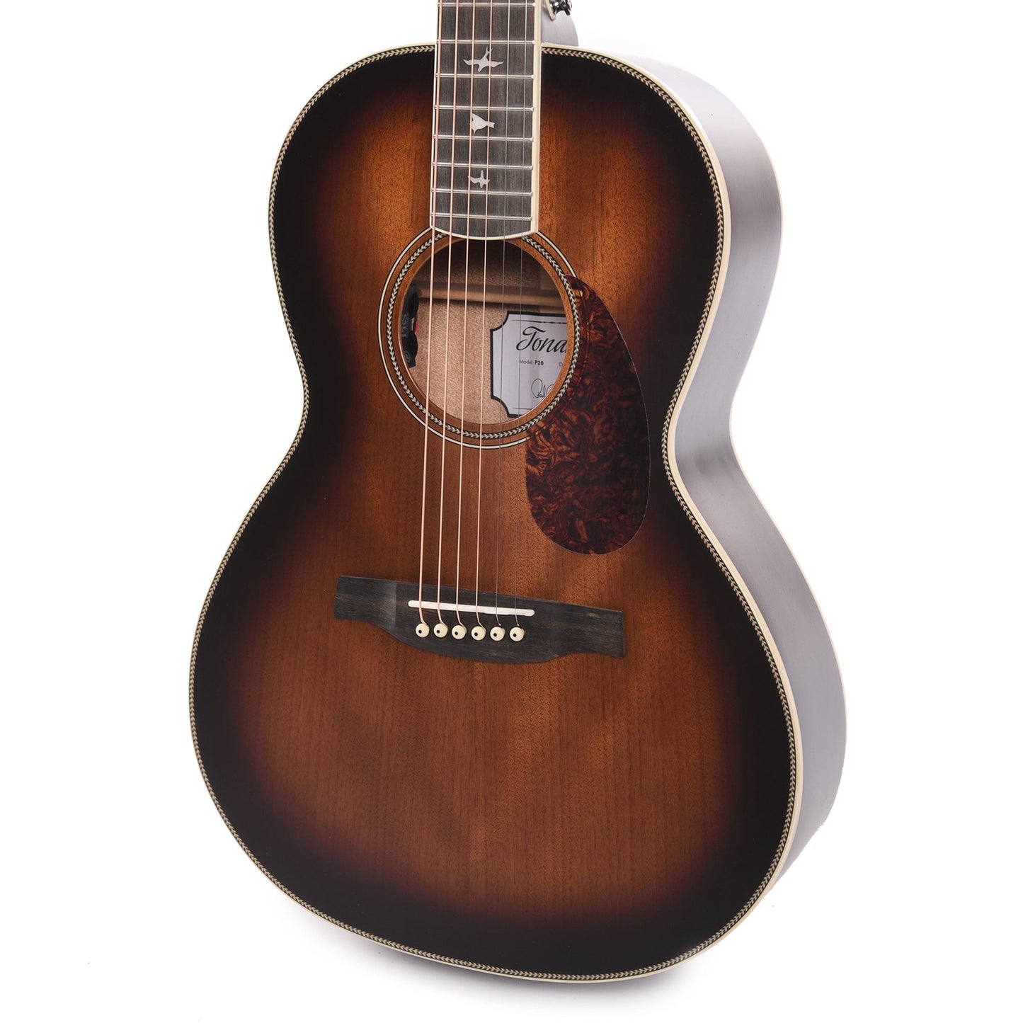 PRS SE P20E Tonare Parlor Tobacco Sunburst Acoustic Guitars / Parlor