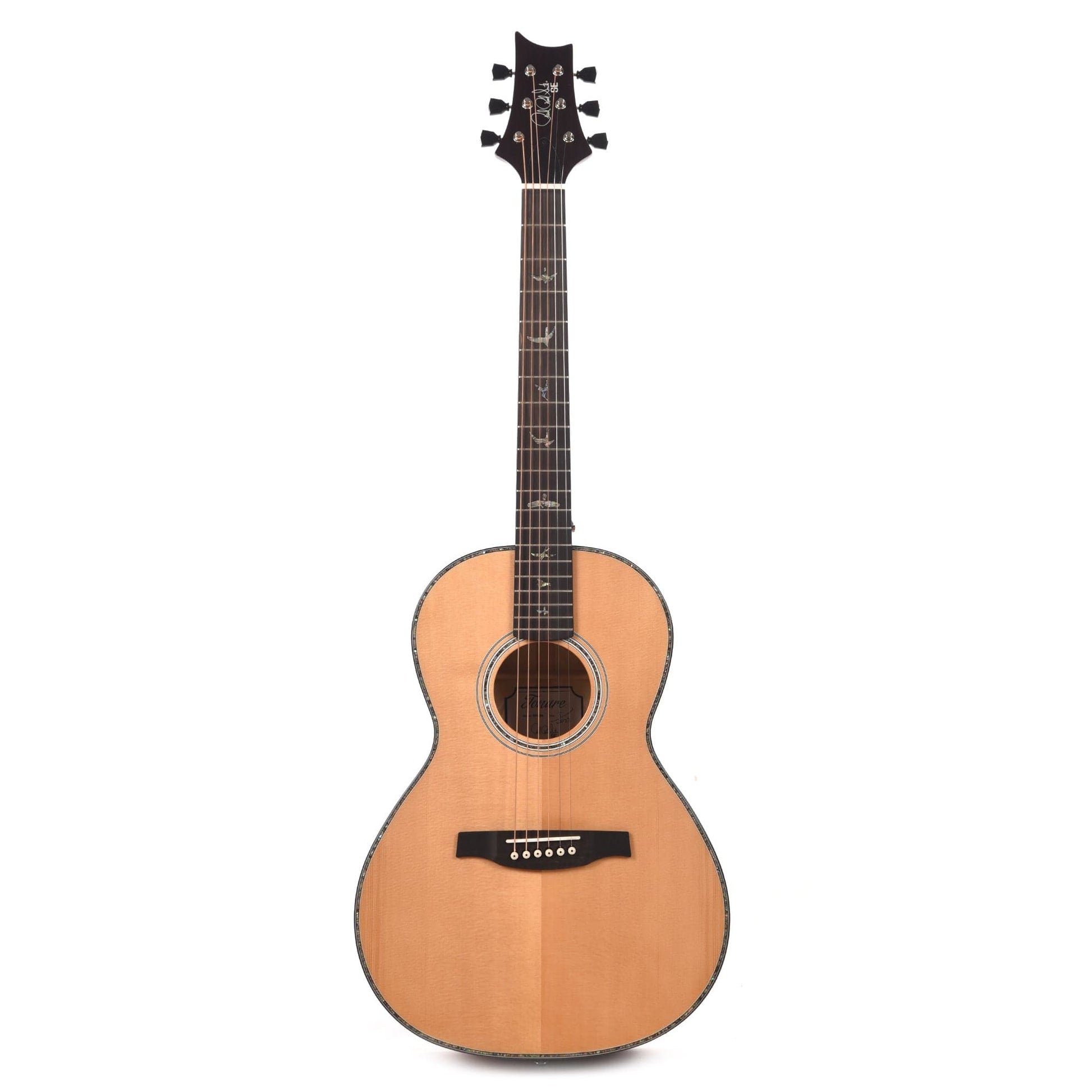 PRS SE P50E Parlor Natural Top Black Gold Back w/Fishman Sonitone Pickup Acoustic Guitars / Parlor