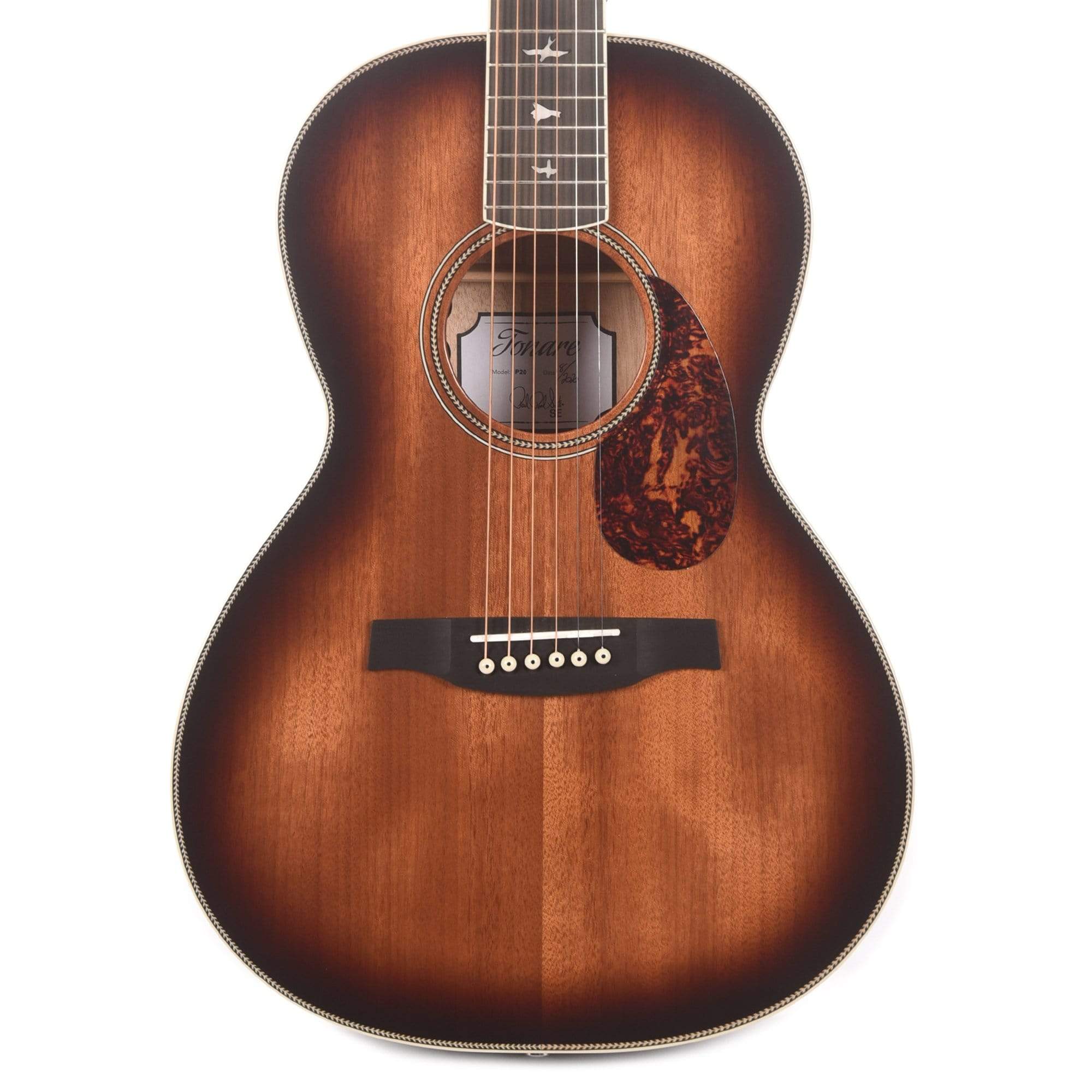 PRS SE PE20E Parlor Tobacco Sunburst w/Fishman Sonitone Acoustic Guitars / Parlor