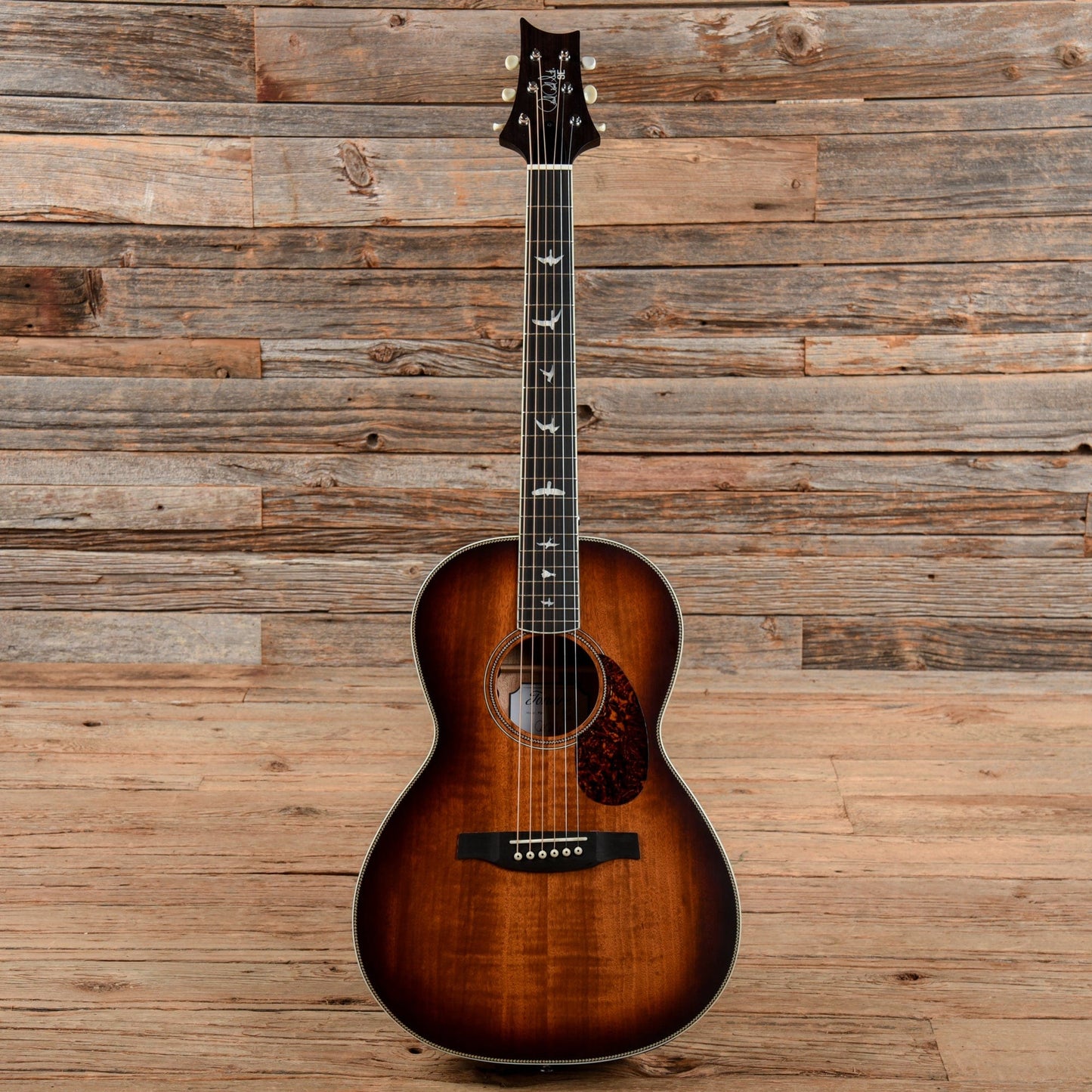 PRS SE PE20E Parlor Tobacco Sunburst w/Fishman Sonitone Acoustic Guitars / Parlor