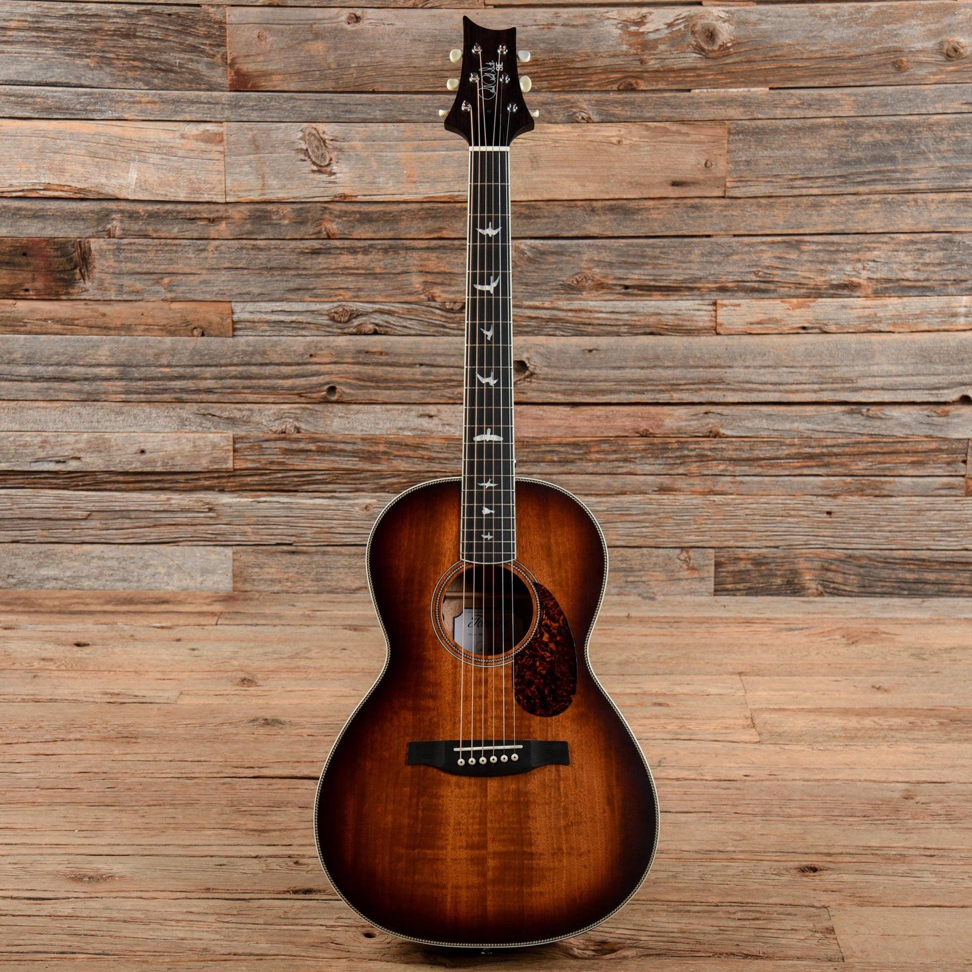 PRS SE PE20E Parlor Tobacco Sunburst w/Fishman Sonitone Acoustic Guitars / Parlor
