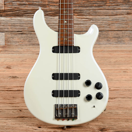 PRS Bass-4 White 1988 Bass Guitars / 4-String
